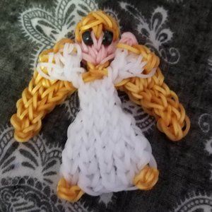 rainbowloom 2D nativity angel